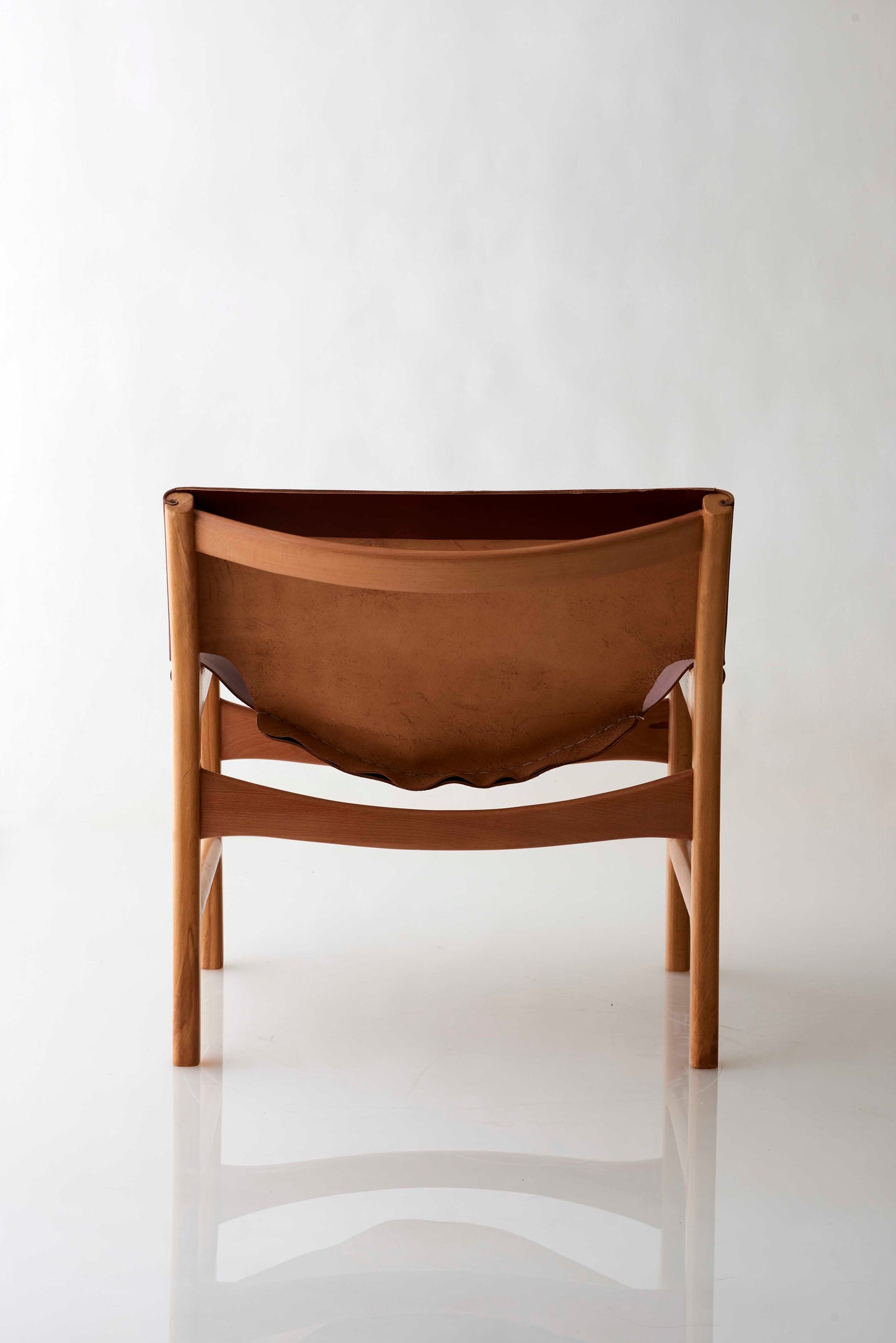 Leather armchair Tim