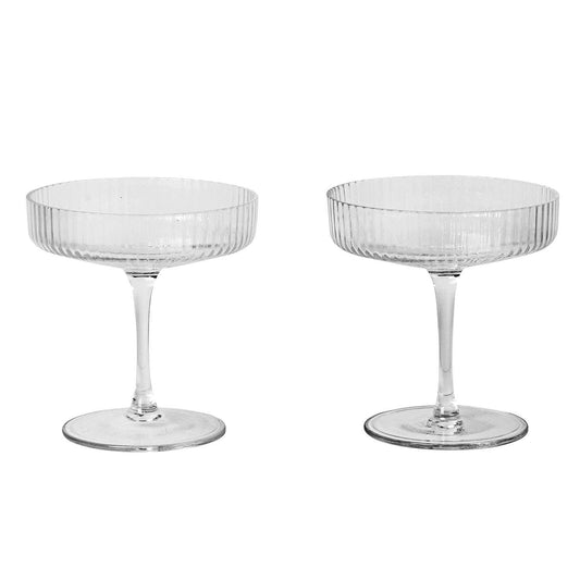 Champagne glasses (pack of 2)